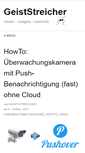 Mobile Screenshot of geiststreicher.org